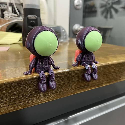 Boyanabilir Esnek Astronot Tm Paralar Hareketli