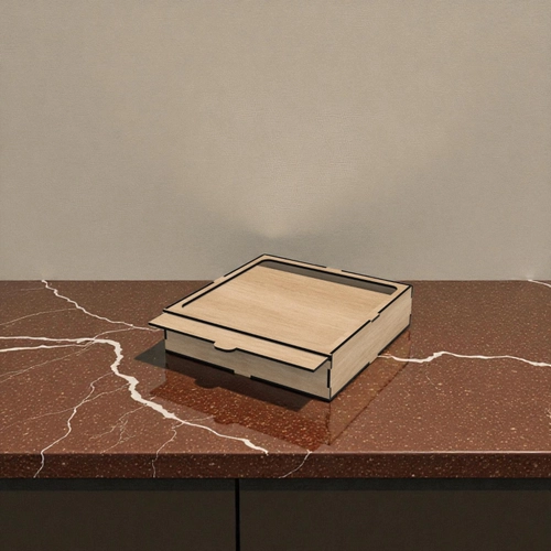 Ahap Kutu Kayar Kapak 200x200x50mm