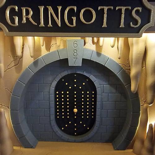 Book Nook Harry Potter Gringotts Kasas Kitap Kesi DIY Kendin Yap