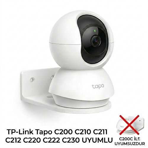 TP-Link Tapo C200 C210 C211 C212 C220 C222 C230 Uyumlu Kamera Duvar Stand�
