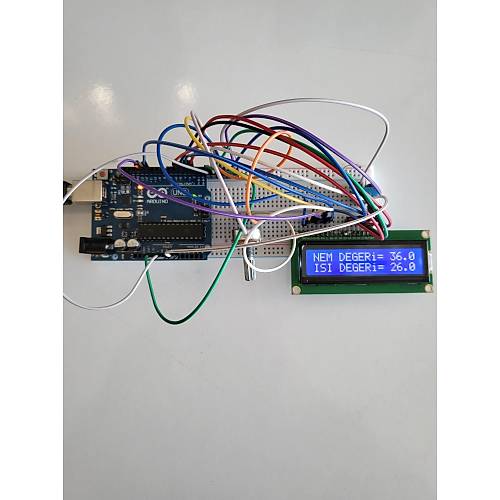 Arduino DHT11 ile Scaklk ve Nem lm Projesi (Proje 2)