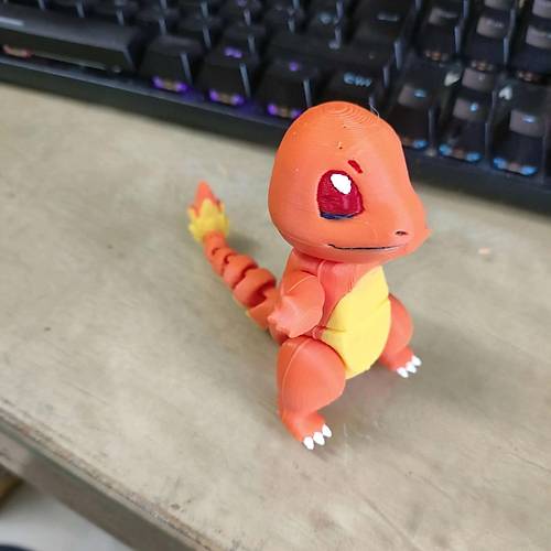 Boyanabilir Pokemon Charmander Tm Paralar Hareketli