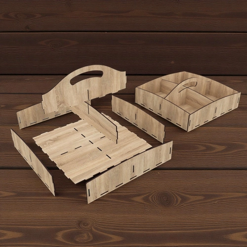 Ah�ap Tepsi 4 B�lmeli