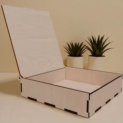 Ah�ap Kutu A��l�r Kapak 50x50x50mm