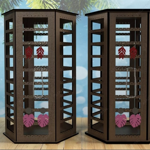 Ahap Hexagon Tak kolye kpe stand