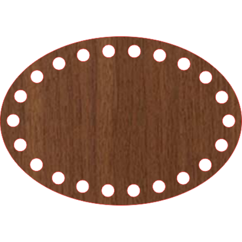 Elips Ah�ap MDF Sepet Tabanlar� (�l�� Se�ilebilir)