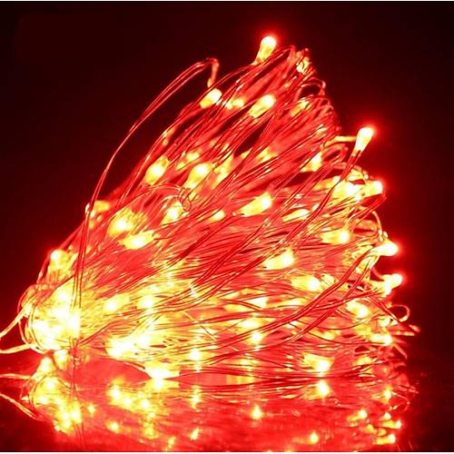 3 Mt Krmz Peri Led Pilli Tel Led