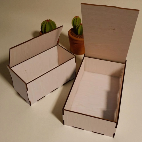 Ah�ap Kutu A��l�r Kapak 50x50x30mm