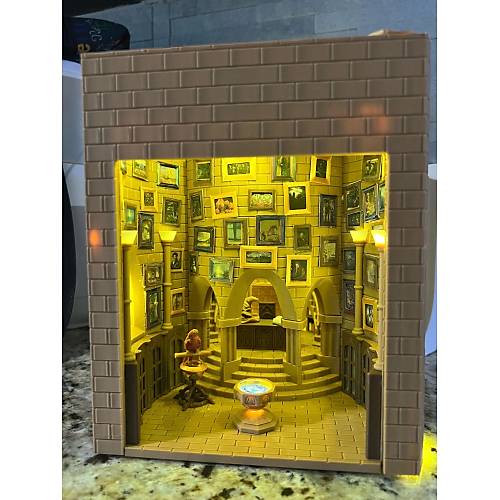 Book Nook Harry Potter Dumbledore'un Ofisi Kitap Kesi DIY Kendin Yap