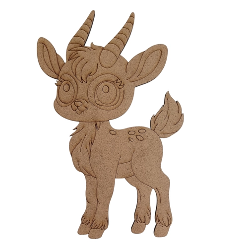 3mm Ham MDF Boyanabilir Geyik Fig�r�