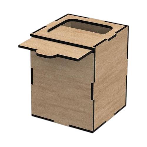 Ahap Kutu Kayar Kapak 80x80x100mm