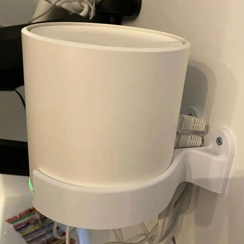 TP-Link Deco X10 X20 X50 X55 X60 Uyumlu Duvar Stand� - Beyaz Evrensel Mesh Ask� Aparat�