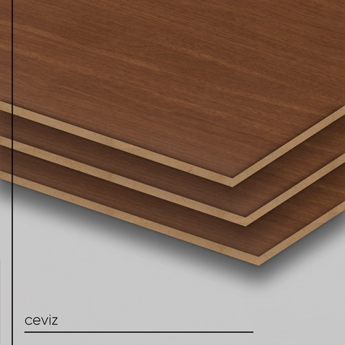 Ceviz Tek Yz Boyal Mdf 3mm