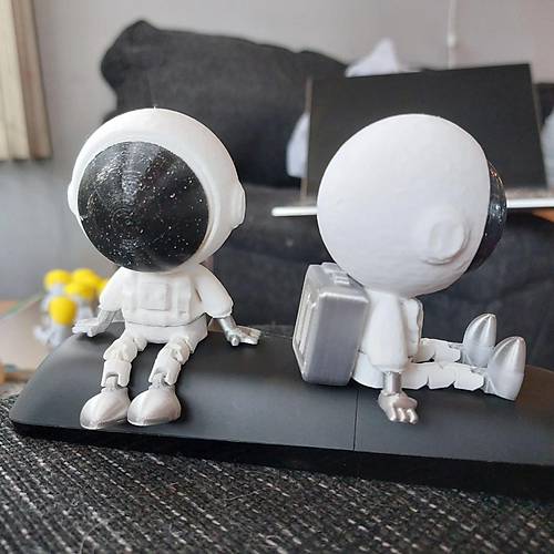Boyanabilir Esnek Astronot Tm Paralar Hareketli