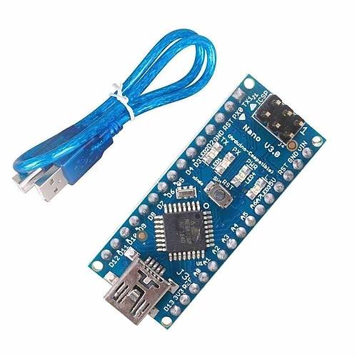 Arduino Nano Klon USB Chip CH340 + USB Kablo