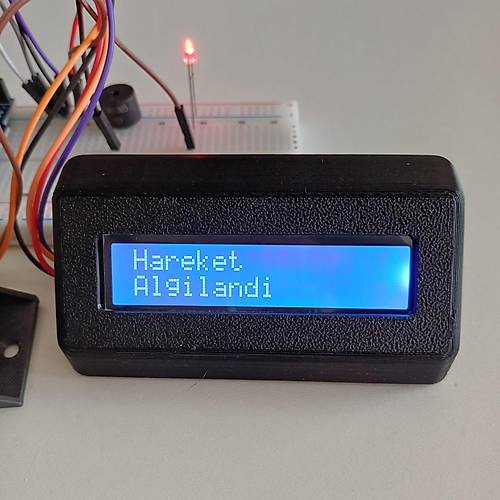 Arduino PIR Sensr Hareket Alglama Projesi V2
