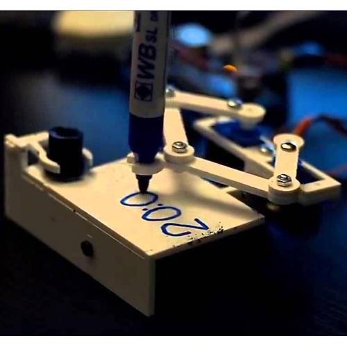 Arduino Plotclock Saat Yazan Robot (Lazer Kesim Demonte)(Tam Set)