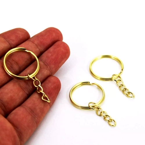 25mm Anahtarlk Halkas Zincirli Sar Kaplama