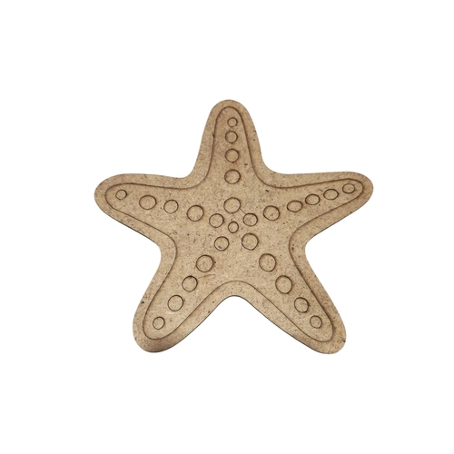 Boyanabilir Ah�ap Deniz Y�ld�z� Fig�r� 15x15 cm