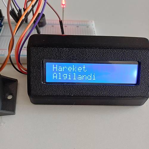 Arduino PIR Sensr Hareket Alglama Projesi V2