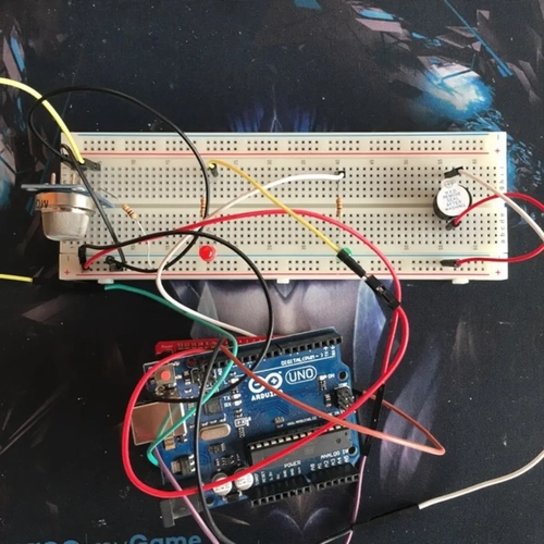 Arduino MQ2 Gaz ve Duman Sens�r� Alarm Proje Seti - (Kurulu & Kodlu)