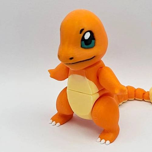 Boyanabilir Pokemon Charmander Tm Paralar Hareketli