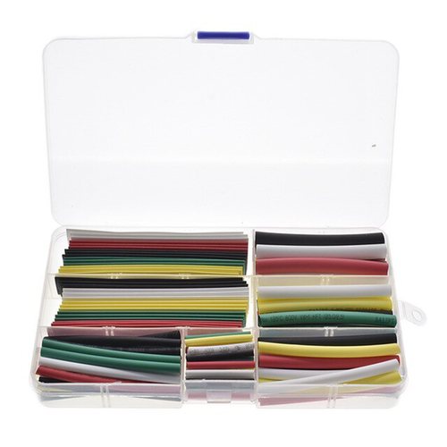 Isı Polyolefin Shrink Boru Daralan Makaron Set (Kutulu) 140 Adet