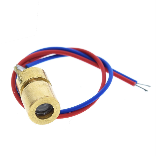 Kırmızı Lazer Diyot Modülü - 5 Volt-5 mW