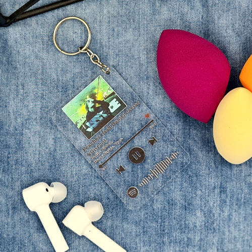 Spotify Kodlu Anahtarlk 8x5cm ( Justin Bieber ) Peaches