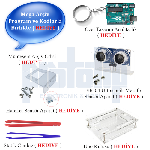 Arduino Balang Seti UNO R3 Byk Frsat 93 Para 312 Adet