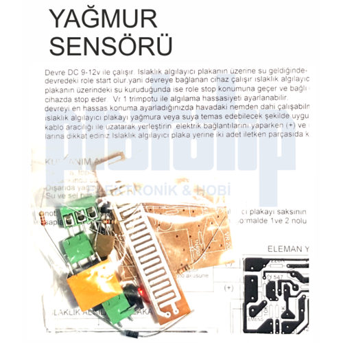 Yaðmur Sensörü Demonte