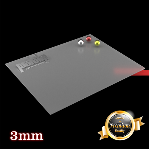 Pleksi Levha Buzlu Beyaz 2.8mm~3mm Dkme Pleksiglass - Acrylic Her Boyutta