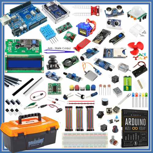 Arduino Seti leri Dzey UNO R3 ( CH340 ) Toplam: 344 Para