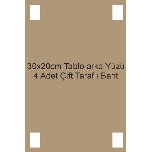 Türk Bayraðý -1- Ahþap Retro Tablo 30x20cm - 50x33cm