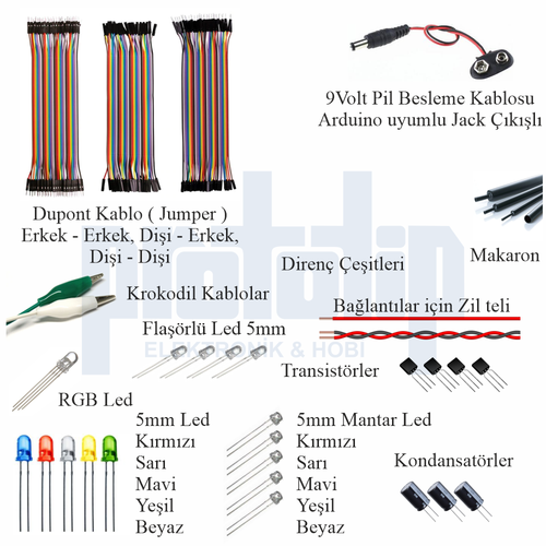 Arduino Balang Seti UNO R3 Byk Frsat 93 Para 312 Adet
