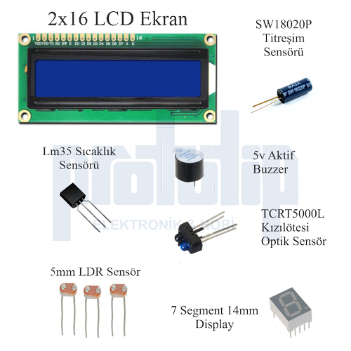Arduino Balang Seti UNO R3 CH340 -Turbo Black V3. 107 Para 349 Adet