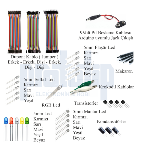 Arduino Balang Seti UNO R3 DIP Turbo Black V3. 112 Para 359 Adet