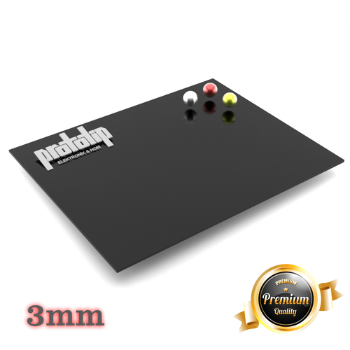 Pleksi Levha Siyah 2.8mm~3mm Dkme Pleksiglass - Acrylic Her Ebatta