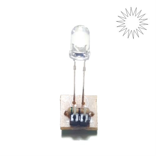 5mm 12v Led Modl Flarl Beyaz