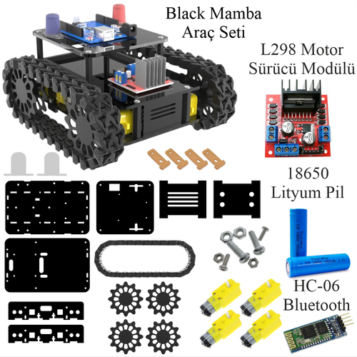 Arduino Balang Seti Uno R3 Black Mamba Set 94 Para 327 Adet