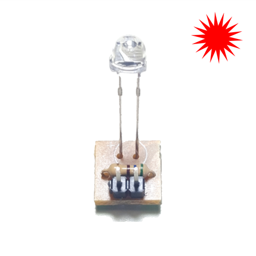 4.8mm 6v Led Modl Mantar Krmz