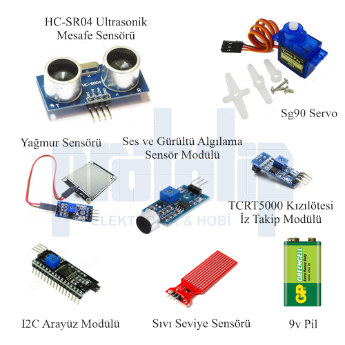 Arduino Balang Seti UNO R3 DIP Turbo Black V3. 112 Para 359 Adet