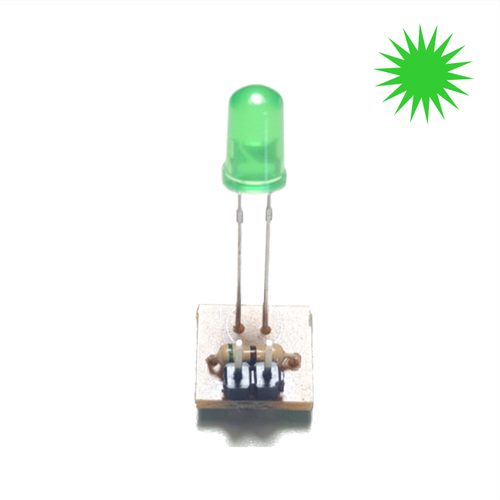 5mm 9v Led Modl Yeil