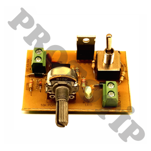 DC Motor Hz ve Yn Kontrol Devresi PWM ( Monteli - Hazr Devre )