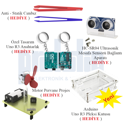 Arduino Balang Seti UNO R3 CH340 -Turbo Black V3. 107 Para 349 Adet