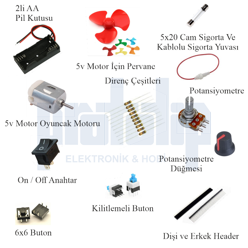 Arduino Sper Full Profesyonel Set 138 Para 375 Adet