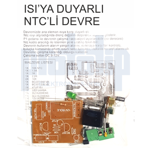 Isya Duyarl NTC-Li Devre Demonte
