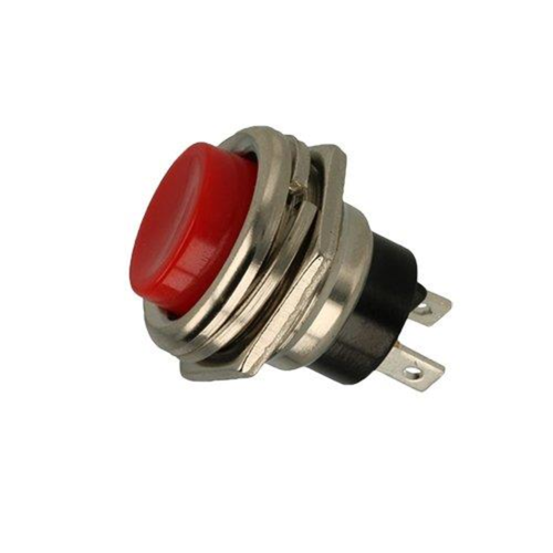 16mm Push Buton Metal Kırmızı ( Arduino - Elektronik )