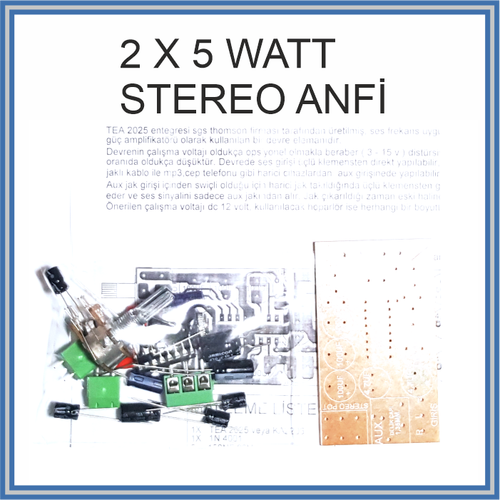 2X5 Watt Stereo Anfi Demonte