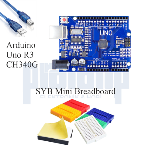 Arduino Başlangıç Seti UNO R3 ( CH340 ) GİRİŞ 31 Parça 128 Adet